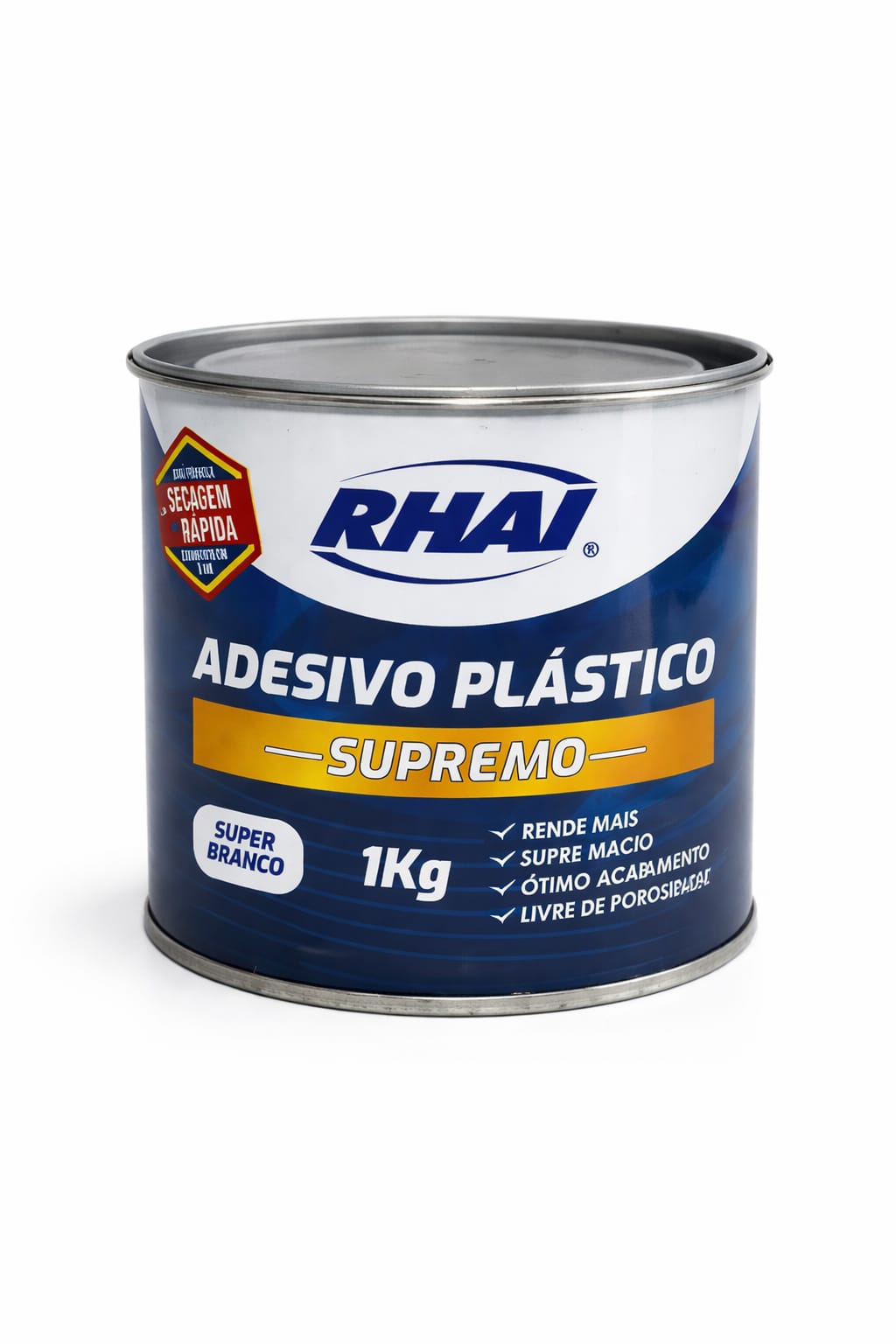 Adesivo Plástico Supremo RHAI 1kg – Super Branco
