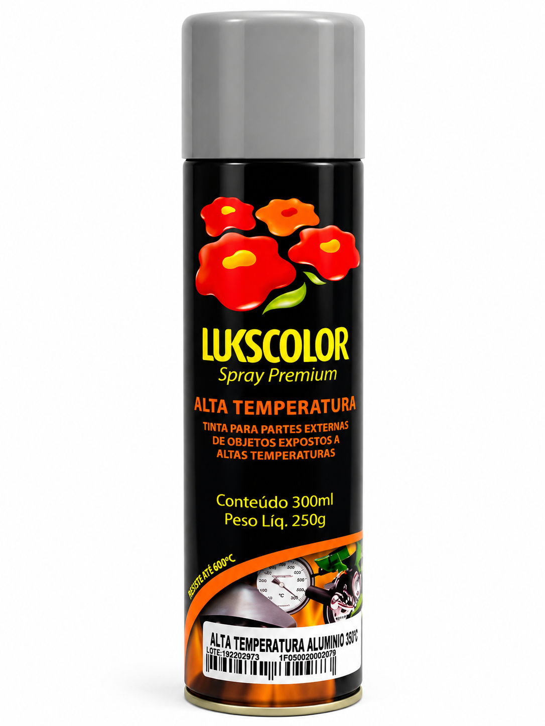 SPRAY LUKSCOLOR ALTA TEMP. ALUMINIO 400ML