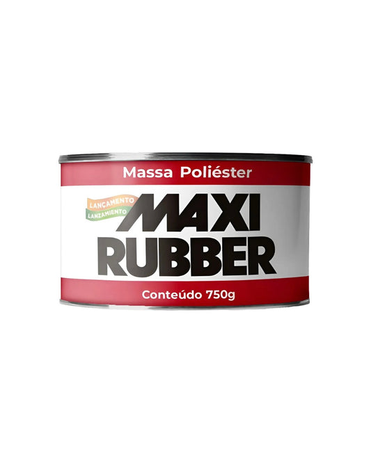 Massa Poliéster Maxi Rubber 750g