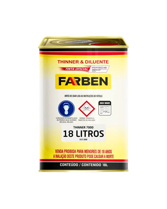 Thinner Farben 7000 Acabamento 18L
