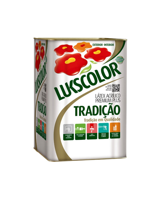 Látex Acrílico Lukscolor Tradição Premium Plus 18L