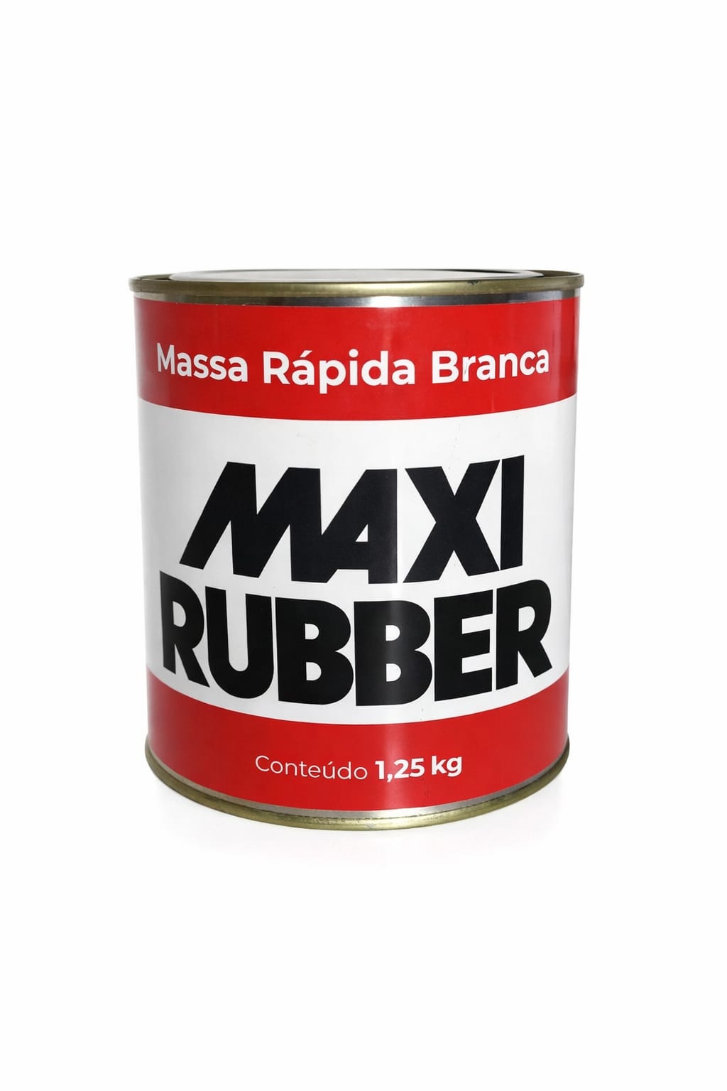 Massa Rápida Branca Maxi Rubber 1,25kg