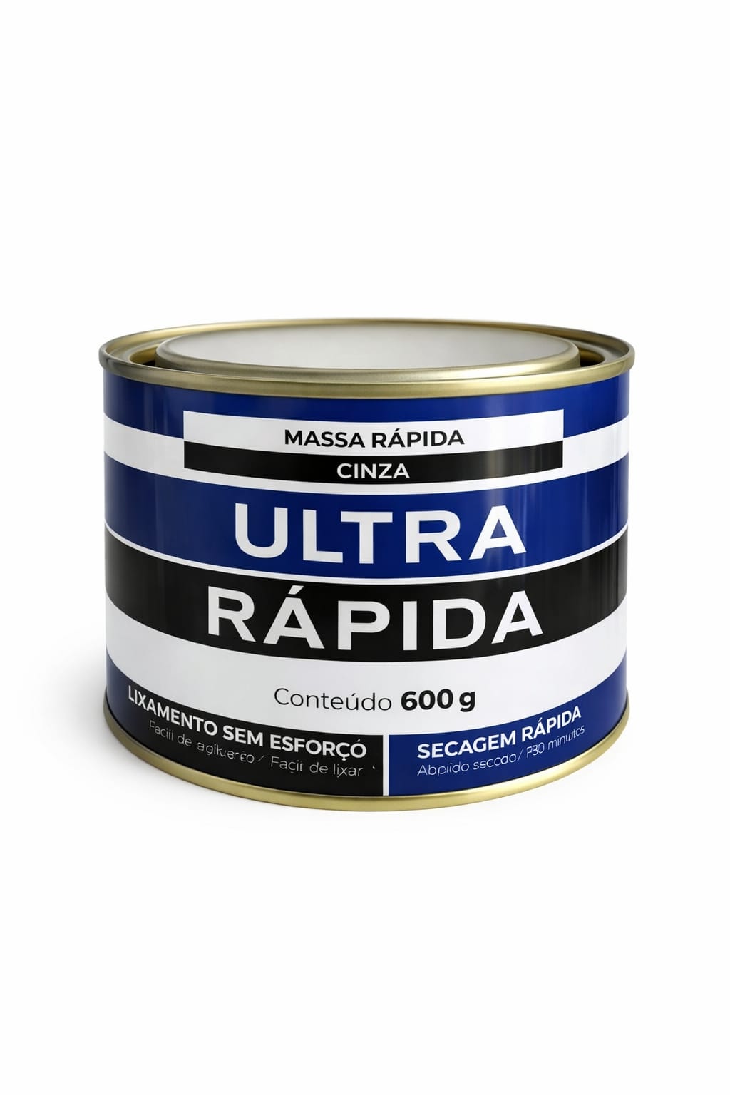 Massa Rápida Cinza Ultra Rápida 600g
