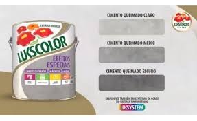 EFEITO CIMENTO QUEIMADO LUKSCOLOR ESCURO 3,6L